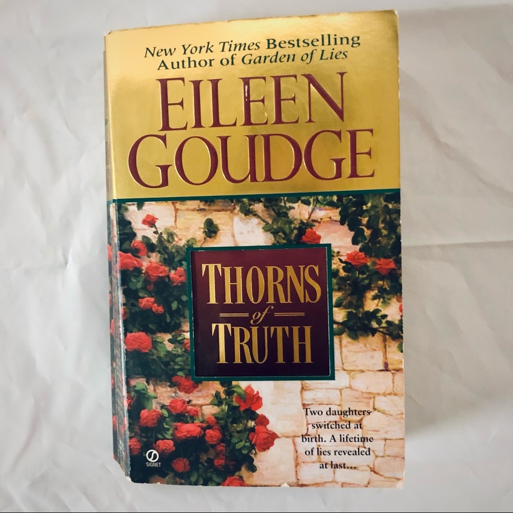 💝 Thorns of Truth by Eileen Goudge, Romance Mass Produced Paperback Book